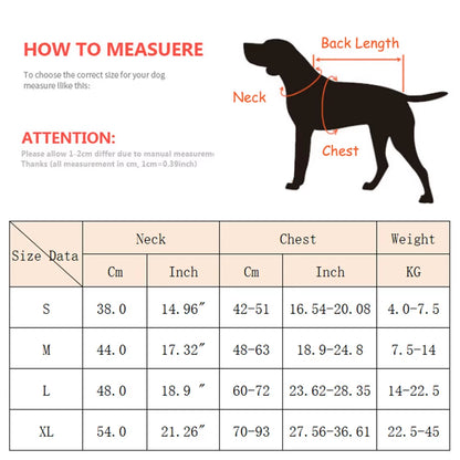 Portable Big Dog Harness Vest Durable Sturdy Pet Harnesses for Medium Large Dogs Pitbull Shepherd Labrador Mascotas Accessories