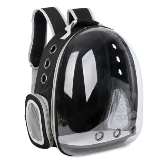 Cat Pet Carrier Backpack Transparent Capsule Bubble Pet Backpack Small Animal Puppy Kitty Bird Breathable Pet Carrier for Travel