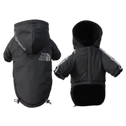 Winter Dog Clothes Warm Fleece Pet Dogs Jacket Reflective Waterproof for Small Medium Dogs Chihuahua French Bulldog Coat Pug