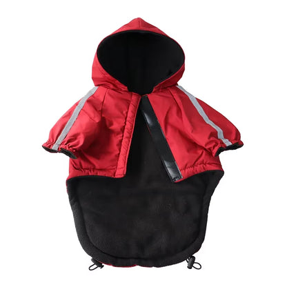 Winter Dog Clothes Warm Fleece Pet Dogs Jacket Reflective Waterproof for Small Medium Dogs Chihuahua French Bulldog Coat Pug
